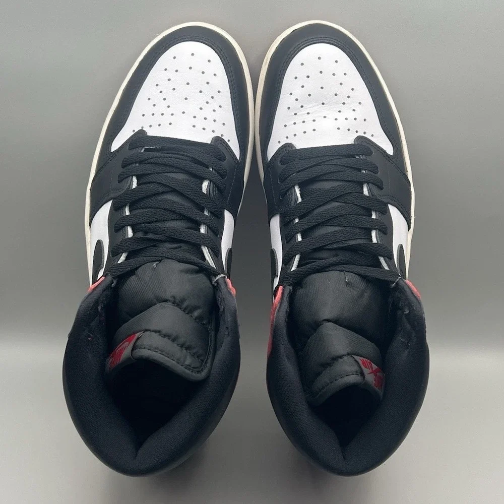 Nike Air Jordan 1 Retro OG High Black Toe Reimagined - Men's Size 11 USED
